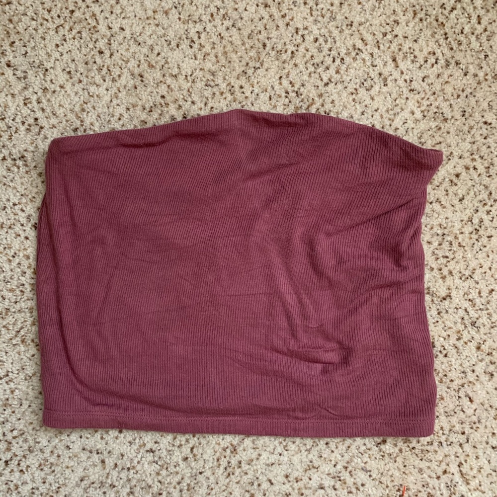 Mauve tube top from American Eagle